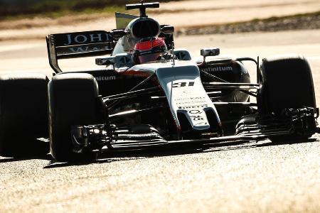 Neben Wehrlein sammelte auch Esteban Ocon die ersten Kilometer im neuen Wagen.