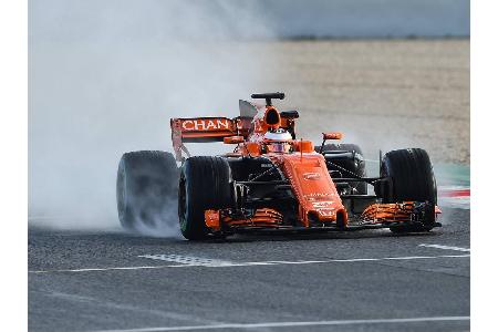 Nach den großen technischen Problemen zu Beginn der Testphase durften die McLaren-Fans das orangene Schmuckstück diesmal etw...