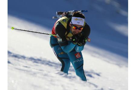 Biathlon: Fourcade gewinnt Verfolgung - Doll Achter