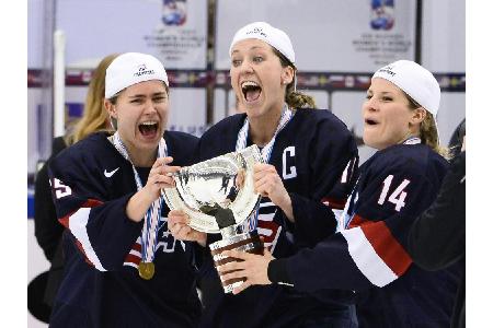 Boykott vom Tisch: US-Eishockeyspielerinnen treten bei Heim-WM an