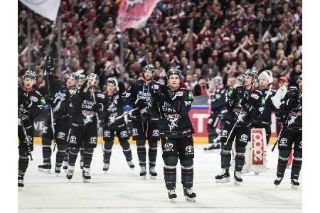 DEL: Haie wehren ersten Wolfsburger Matchball ab