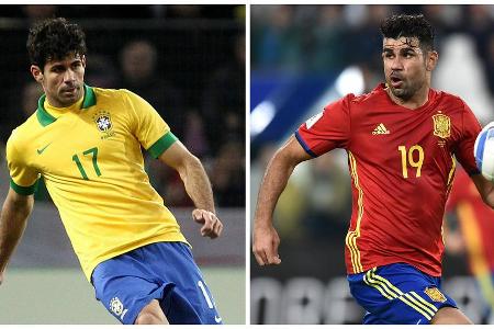 Kaum ein 'Trikottausch' war derart umstritten wie der von Diego Costa. Der gebürtige Brasilianer kam 2013 zweimal in der Sel...