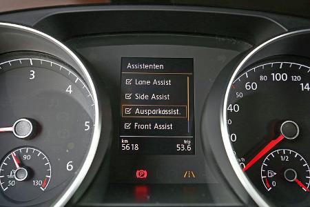 VW Touran 2.0 TDI SCR, Anzeige