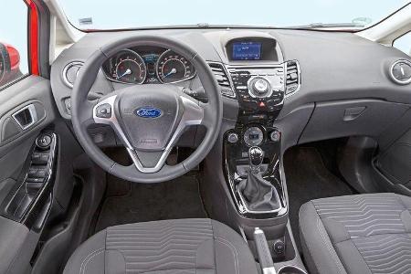 Ford Fiesta 1.0, Cockpit, Lenkrad