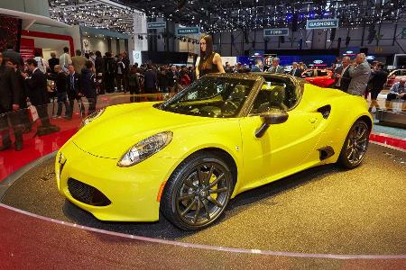Alfa 4C Spider - Genfer Autosalon 2015