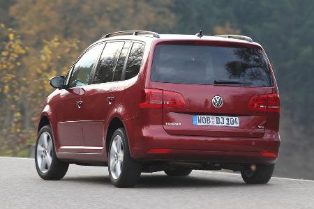 VW Touran 1.6 TDI BMT, Heckansicht