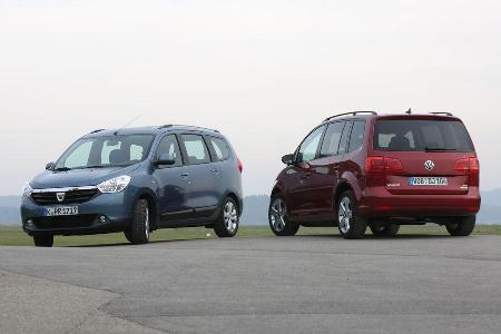 Dacia Lodgy dCi 110, VW Touran 1.6 TDI BMT