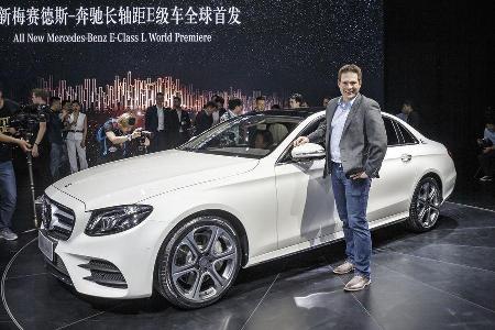 Mercedes E-Klasse Lang Sitzprobe Peking 2016