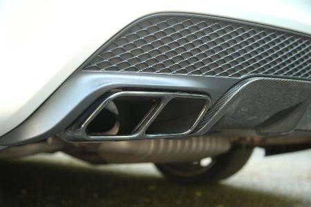 Mercedes CLA 45 AMG Shooting Brake, Auspuff, Endrohr
