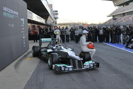 Mercedes W03 2012 Barcelona