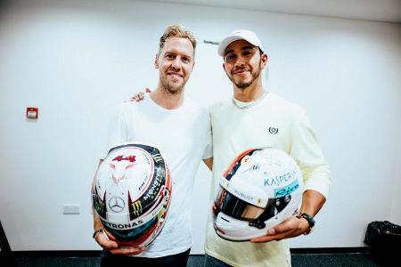 Lewis Hamilton & Sebastian Vettel - GP Abu Dhabi 2018