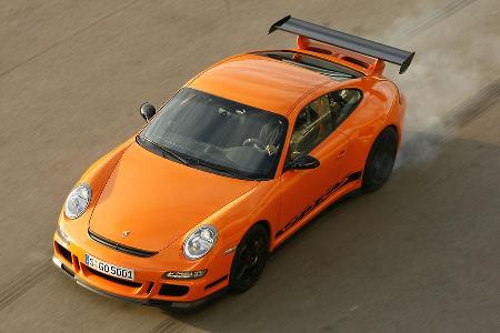 Der letzte Supertest-Kandidat in der Topliste. Platz fünf teilt sich der Porsche GT3 RS ...