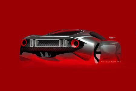 Ford GT - Supersportwagen - Entwicklung - frhe Skizzen