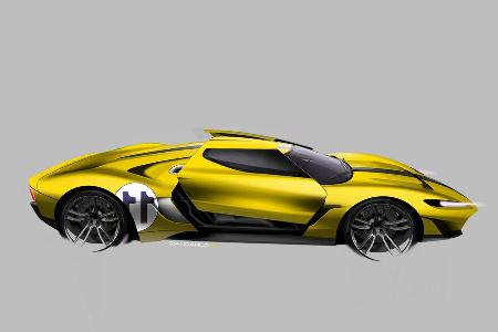 Ford GT - Supersportwagen - Entwicklung - frhe Skizzen
