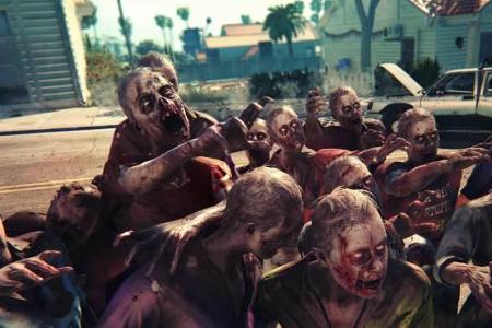 Eine Gruppe Zombies in Dead Island 2.