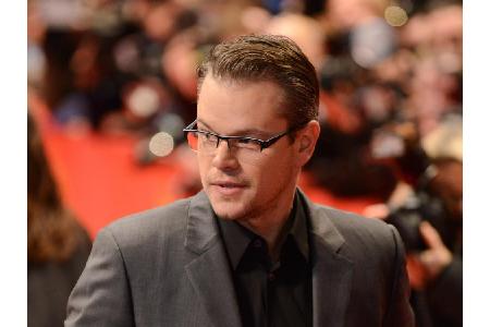 Sogar Hollywood-Star Matt Damon (47) trägt Brille: Wenn er sich damit zeigt, sind die Modelle modern und eher unauffällig.