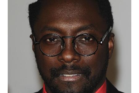 Produzent Will.i.am (42) setzt sich gerne eine runde, schwarze Brille auf die Nase.