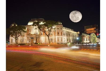 Tainan ist die älteste Stadt in Taiwan. In der Stadt selbst findet man drei kreisförmige historische 