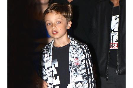 Die vollen Lippen hat Knox unverkennbar von seiner Mutter Angelina Jolie geerbt.