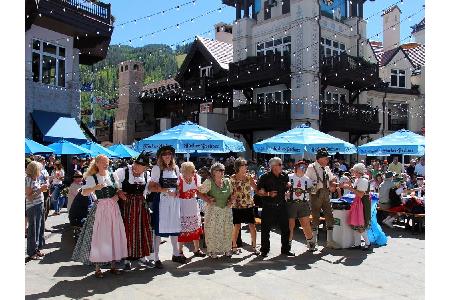 Munich meets Vail! Auf dem Colorado Oktoberfest ist so einiges geboten: Ein Auftritt der Helmut Fricker and the Rhinelanders...