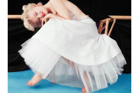 Die Ikone Marilyn Monroe in sinnlicher Pose.
