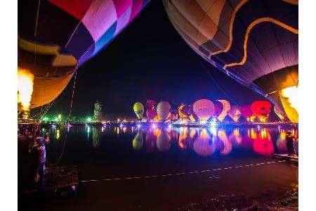 Jedes Jahr im Oktober wird der Luftraum über New Mexico knapp - dann bevölkern 600 Ballons gleichzeitig den Himmel über Albu...