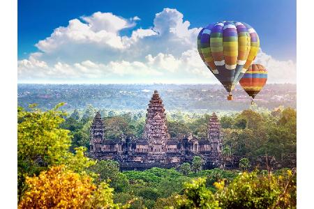 Nein, wir sind nicht wieder in Myanmar, sondern in Angkor Wat, Kambodscha. Wem es zu umständlich und anstrengend erscheint, ...