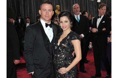 Da waren sie noch zu zweit: 2013 posierten Channing Tatum und Jenna Dewan-Tatum mitsamt spitzenbesetztem Babybauch für die K...