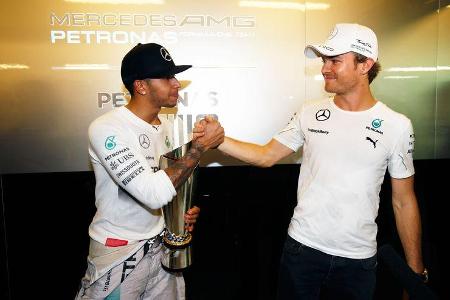 Hamilton & Rosberg - GP Abu Dhabi 2014