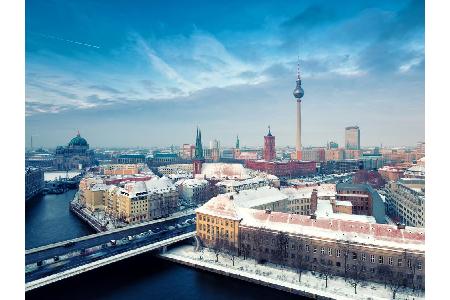 Neben Magdeburg (Sachsen-Anhalt) bringt es auch Deutschlands Hauptstadt Berlin (Bild) auf neun weiße Weihnachten seit Mitte ...
