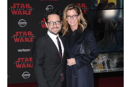 Executive Producer J.J. Abrams (51) mit seiner Frau Katie McGrath