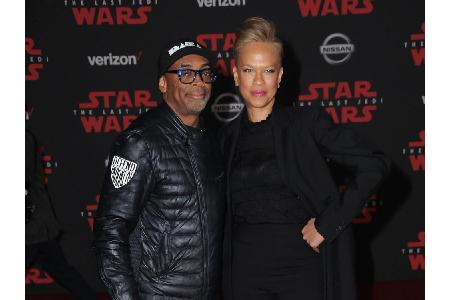 Kult-Regisseur Spike Lee (60) kam mit seiner Frau Tonya Lewis Lee (51).