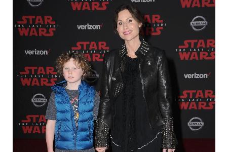 Und Minnie Driver (47) hatte ihren Sohn Henry im Gepäck.