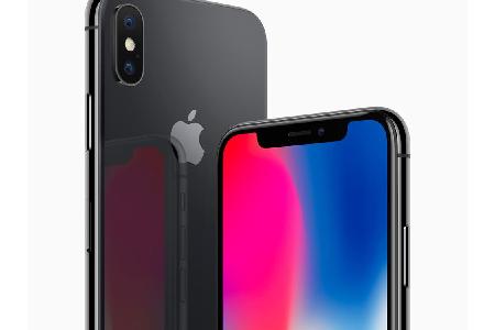 Besonders auffällig: Erstmals kommt ein iPhone quasi ohne Rand aus. Das sieht schon ziemlich sexy aus.