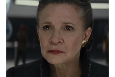 ... und mit ihm Lukes Schwester, Prinzessin Leia (Carrie Fisher). Der achte Teil der Sternen-Saga namens 