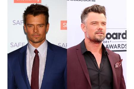 Ob die Trennung von Sängerin Fergie wohl etwas mit seinen grauen Haaren zu tun hat? Josh Duhamel (45) hat sich obenrum ganz ...