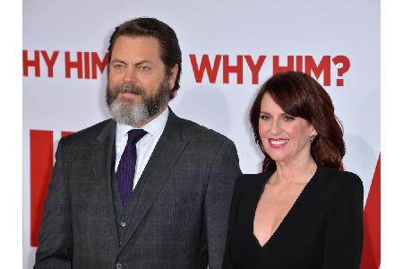 Die Schauspieler Nick Offerman (47) und Megan Mullally (59, 