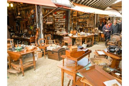 Willkommen auf dem größten Flohmarkt der Welt! Im Herzen der französischen Hauptstadt Paris kommen auf dem Marché aux Puces ...