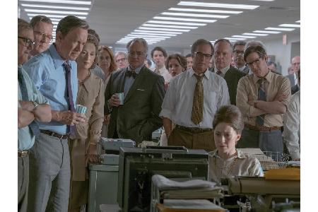 Brisant wird es, als Chefredakteur Ben Bradlee (Tom Hanks) über einen gigantischen Vertuschungsskandal im Weißen Haus berich...