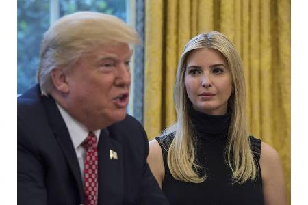 Die Präsidententochter Ivanka Trump spielte sich immer mehr in den Vordergrund. Mittlerweile ist sie auch offizielle Berater...