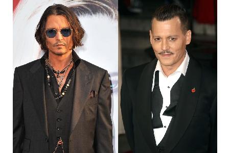 Die halblangen Haare waren lange das Markenzeichen von Schauspieler Johnny Depp (54). Doch es geht auch anders. 2017 zeigte ...
