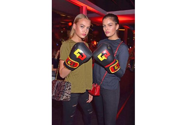 ...weibliche Schlagfertigkeit konnte man an dem Abend beobachten: Cheyenne Ochsenknecht und 'Germany's Next Topmodel'-Gewinn...