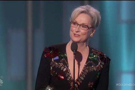 ...war Donald Trump ein Fan von Meryl Streep. Sie aber nicht von ihm, was sie bei den diesjährigen Golden Globes in einer Re...