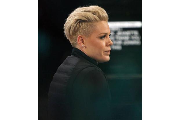 ...war auch Popstar Pink: 