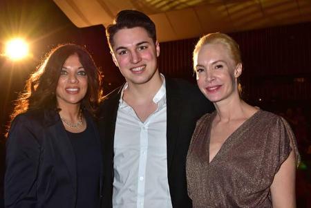 ...unter anderem die Produzentinnen Alice Brauner und Feo Aladag - hier in Begleitung mit David Brauner. Die beiden Karriere...