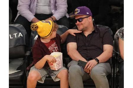 ...sein Sohn Samuel findet seinen Vater cool - aber wer will Jack Black denn auch nicht zum Vater haben?