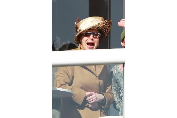 ...fühlte auch Zaras Mutter Prinzessin Anne, die das Rennen ebenfalls in der VIP-Loge verfolgte. Die Tochter von Königin Eli...