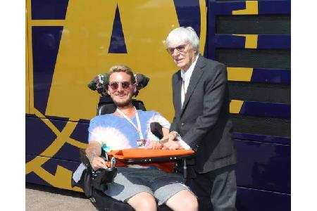 ...sich nicht dazwischen mogelte, war bei Samuel Koch und Bernie Ecclestone. Hatten auch ohne Liam genug, worüber sie sprech...