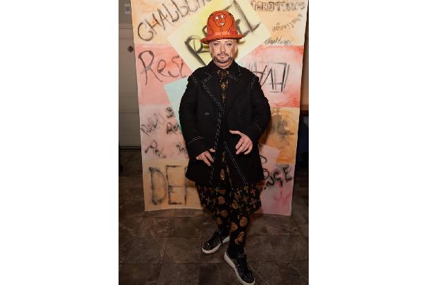 ...hielt sich Boy George relativ kurz. 