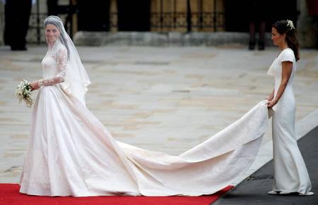 ...ihrer Schwester Herzogin Catherine um nicht viel nach, als die im Jahr 2011 Prinz William heiratete - wenn sich ein Royal...